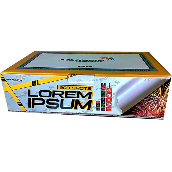 Фейерверк Lorem Ipsum MC115 на 200 выстрелов купить салют