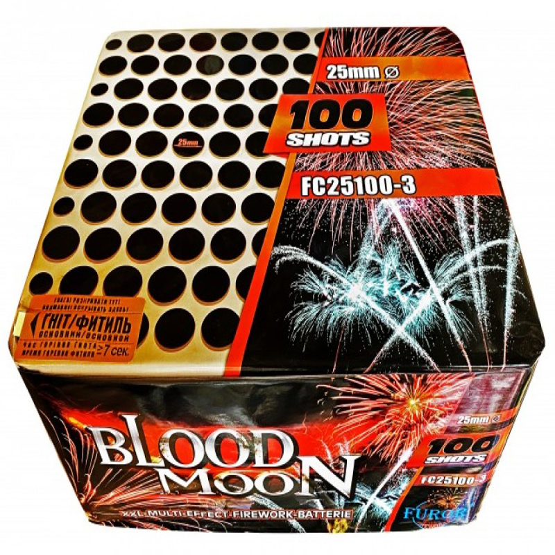 Фейерверк Blood Moon FC25100-3 на 100 выстрелов от Furor