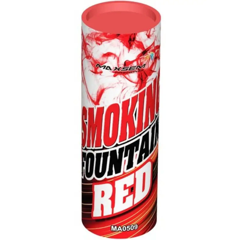 Кольоровий дим МА0509 RED червоний Smoking Fontain, 30 сек, ТМ Maxsem