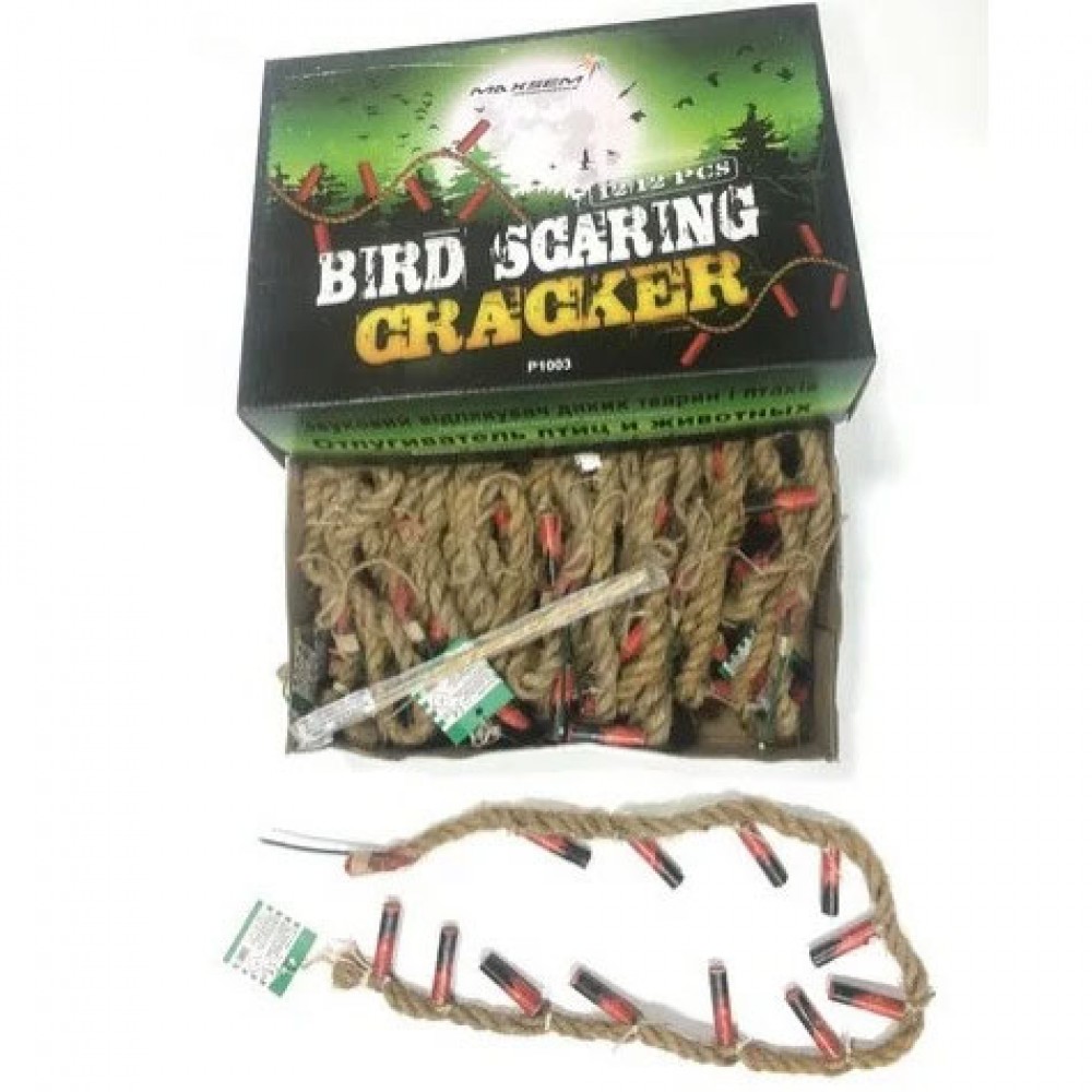 P1003 Отпугиватель птиц Bird Scaring Cracker Вязка петард ( шт/уп)