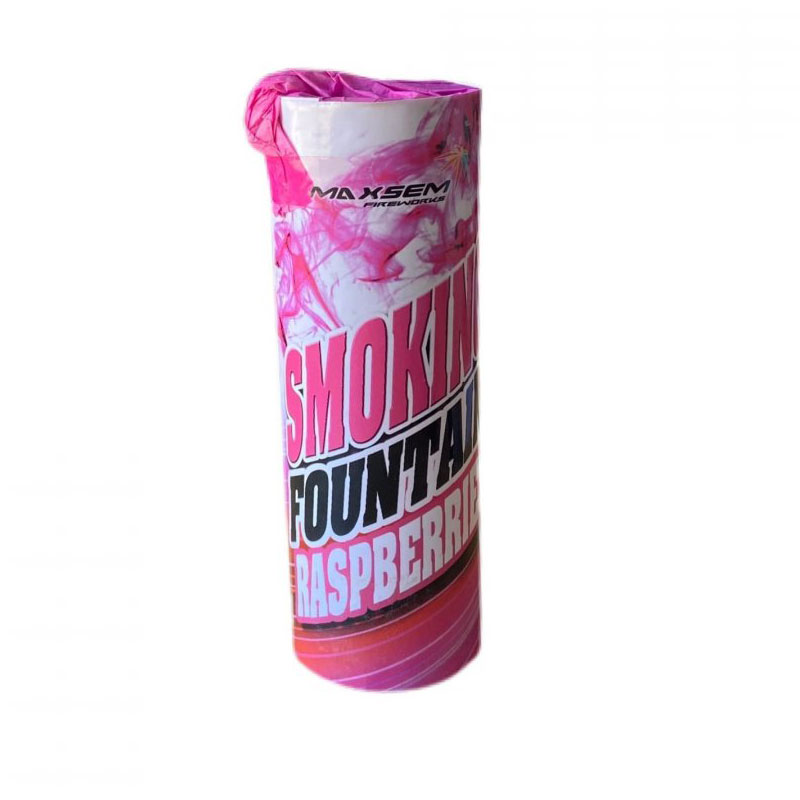 Цветной дым МА0509 Rose Red (Raspberries) малиновый Smoking Fontain, 30 сек, ТМ Maxsem