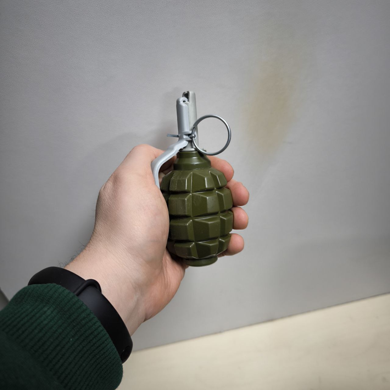 Піро-Ф1 М граната учбова Ф1, з активною чекою, Крейда, Pyrosoft Піро-Ф1 М Граната навчальна