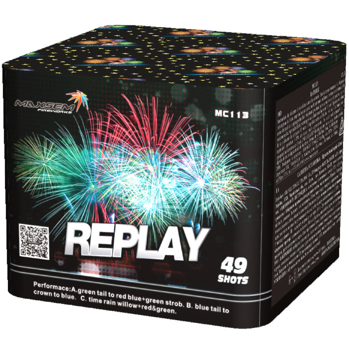 Фейерверк Replay MC113 на 49 выстрелов от ТМ Maxsem